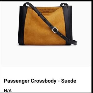 Rag & Bone Passenger Crossbody Suede Bag